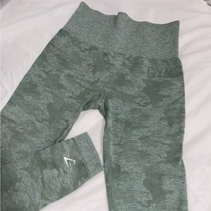 Gymshark Camo Leggings size small